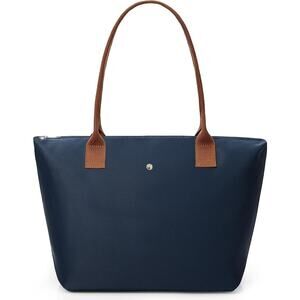 New Kalidi Navy Water Repllant Canvas Nylon Top-Handle Purse Tote Bag Handbag